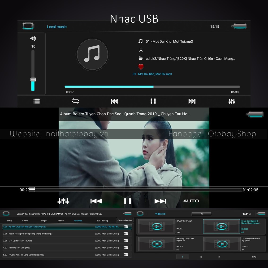 Màn Hình Android Mazda BT50 2014-2019 (10.25") 35 Morcar giai tri qua usb