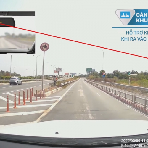 Camera hành trình gương Vietmap G-39