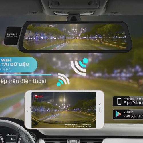 Camera hành trình gương Vietmap G-39
