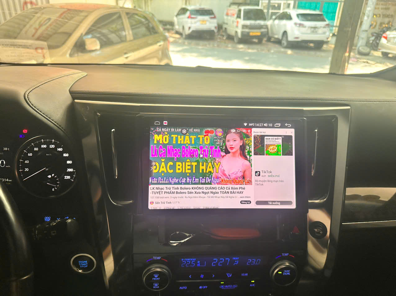 Hệ Thống Màn Hình Android & Camera 360 Cho Alphard 2015-2023 42 Xem youtube trên màn hình Toyota Alphard