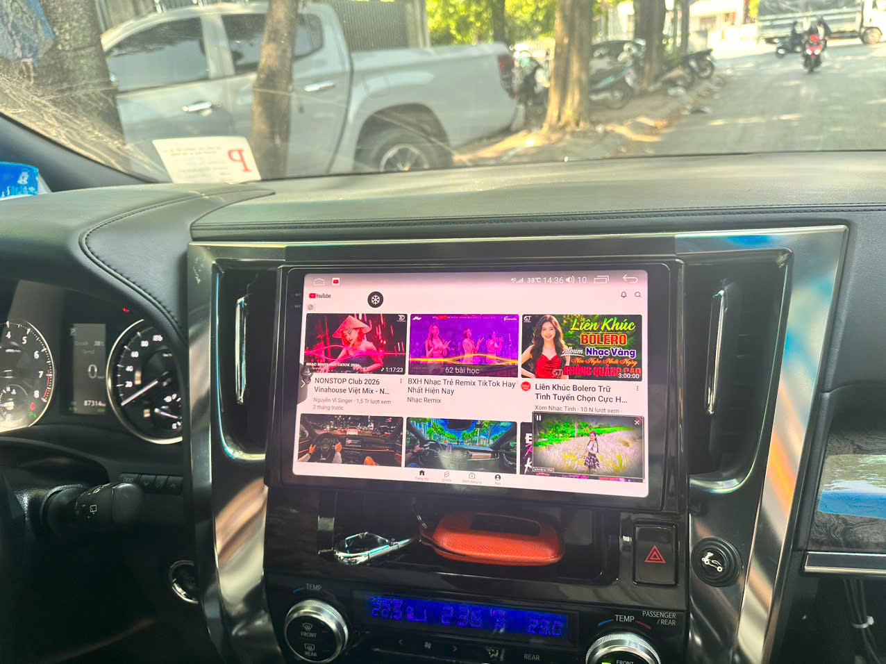 Hệ Thống Màn Hình Android & Camera 360 Cho Alphard 2015-2023 43 Màn hình Android 2K nét nhất cho Toyota Alphard