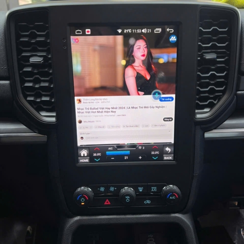 Màn hình Tesla Android theo xe Ford Everest 2022-2023-2024-2025