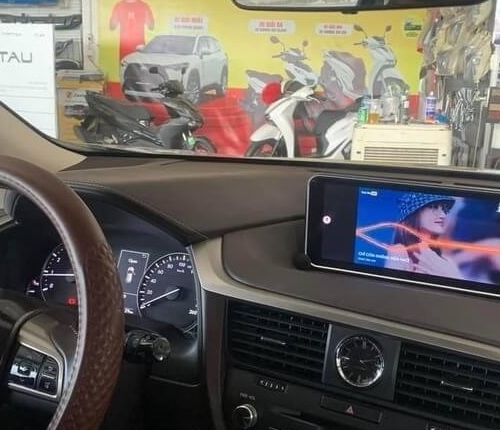 Xem youtube trên màn hình Android Lexus RX 350 2018 12,3