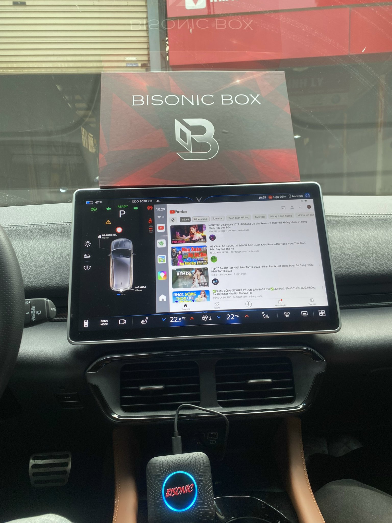 Android Box cho xe điện Vinfast