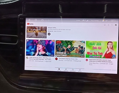 Màn hình Android theo xe Accent 2021