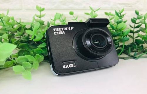 VIETMAP C61 Ghi hình Ultra HD. Cảnh Báo Tốc Độ Giới Hạn. 14 Camera hành trình C61 Vietmap giá rẻ nhất