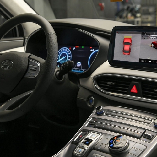 Màn hình Android và camera 360 Santafe 2021 2022