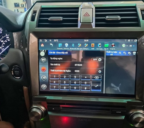 Hệ Thống Màn Hình Android & Camera 360 Cho Lexus GX 20 màn hình android Lexus Gx