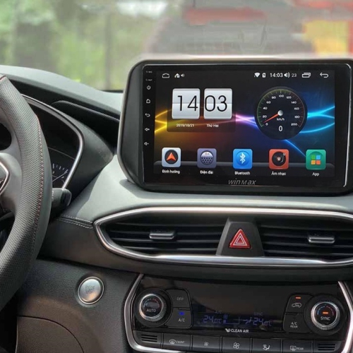 man hinh camera 360 Santafe