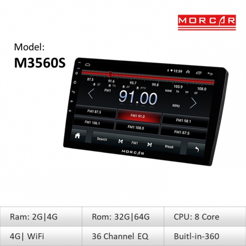 Morcar M3650S - Màn hình Ô tô thông minh CPU 8 nhân 3 man hinh morcar m3560s man hinh oto chip 8 nhan 4