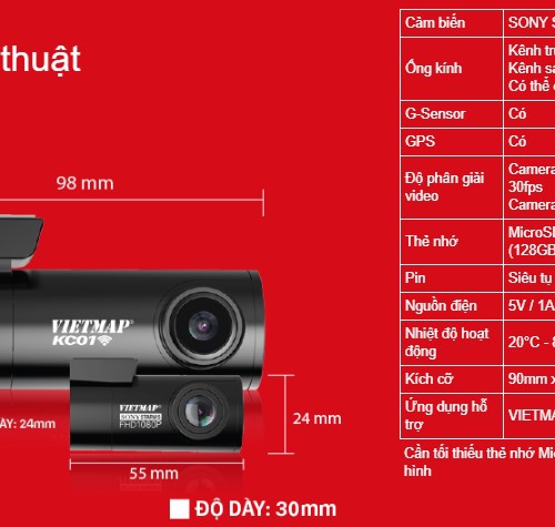 Camera hành trình Vietmap KC01